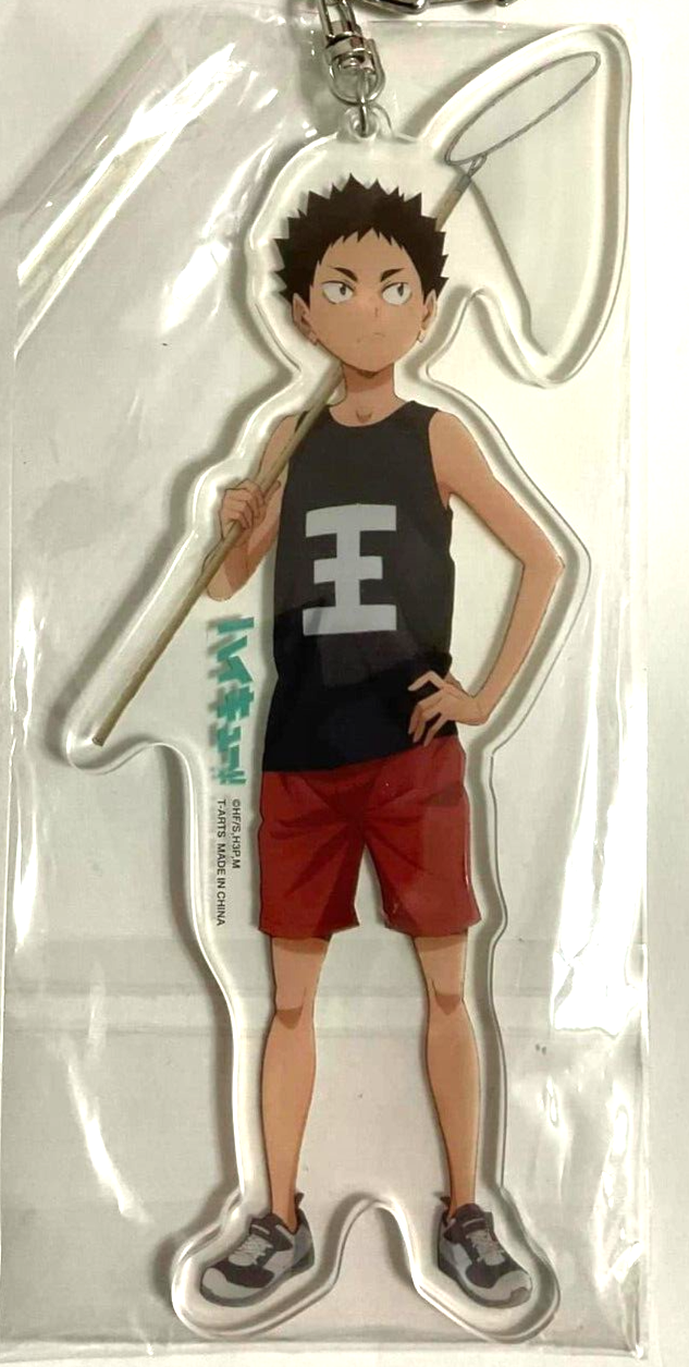 Haikyuu Acrylic Keychain Strap Hajime Iwaizumi Jump Festa