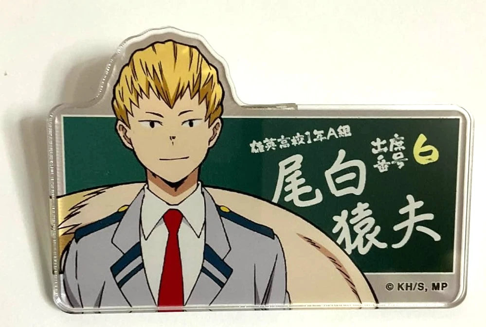 My Hero Academia Acrylic Plate Badge Button Mashirao Ojiro JP xde