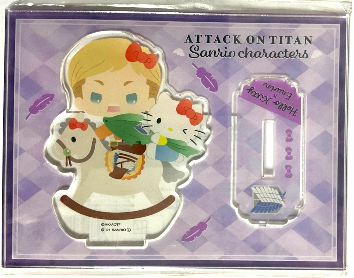 Attack On Titan Sanrio Characters Acrylic Stand Erwin Smith