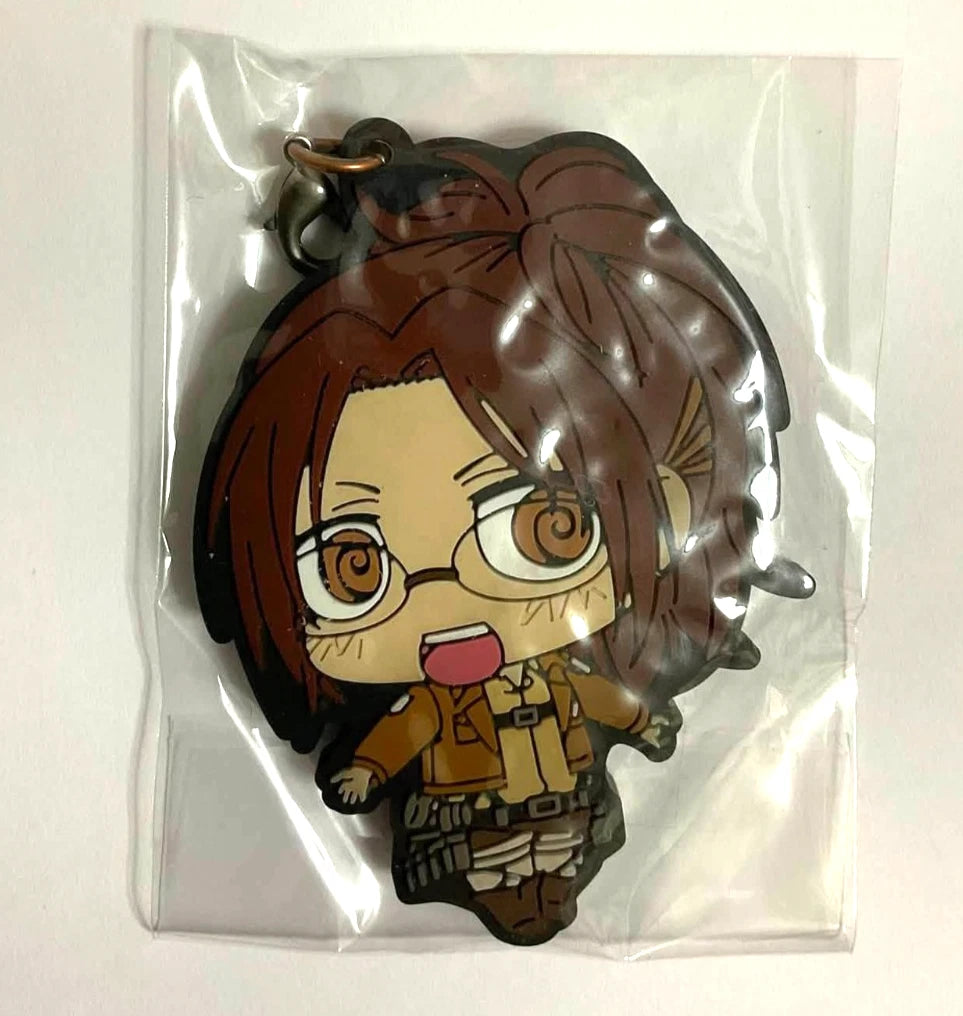 Attack On Titan Rubber Strap Charm Hans Zoe xde