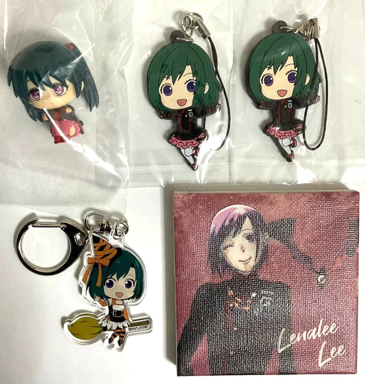 D.gray-man Mini Mascot Figure Rubber Strap Keychain Canvas Art Lenalee Lee xde