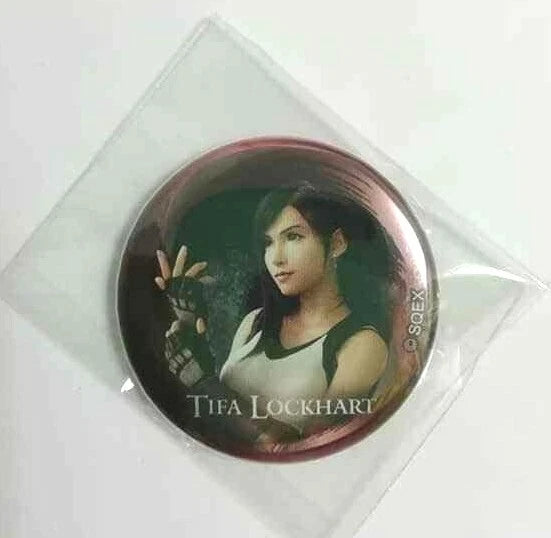 Final Fantasy VII Remake FF7R Mini Can Badge Button Tifa Lockhart Square xde