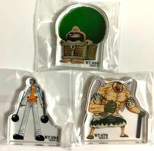 One Piece WT Mini Acrylic Stand Gin Gaimon Urouge Mugiwara JP xde