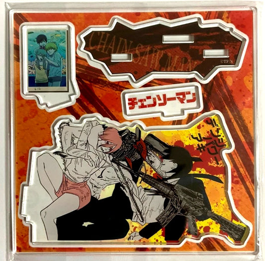Chainsaw Man Emotional Acrylic Diorama Stand Denji Power Aki Hayakawa