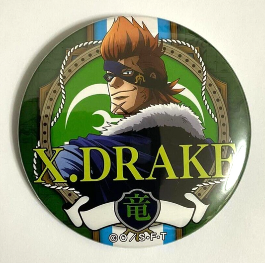 One Piece Yakara WORLD Can Badge Button X Drake