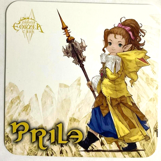 Final Fantasy XIV Art Coaster Krile Mayer Baldesion Eorzea Cafe