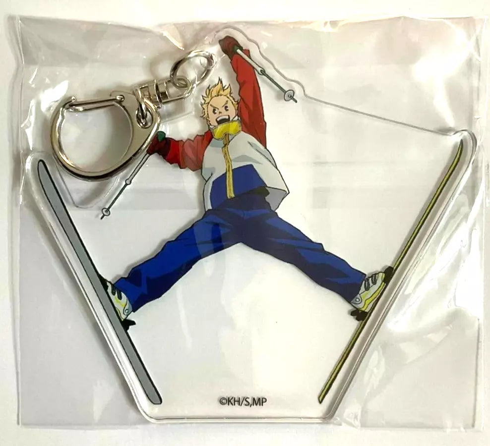 My Hero Academia Winter Sports Acrylic Keychain Strap Mirio Togata