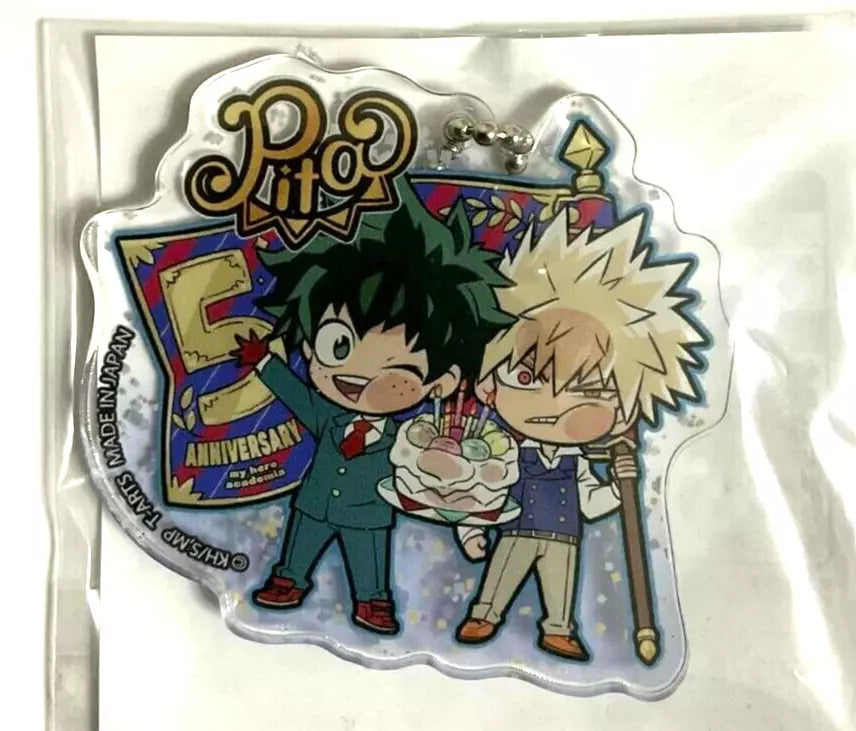 My Hero Academia 5th Pita Acrylic Keychain Strap Izuku Midoriya Katsuki Bakugo