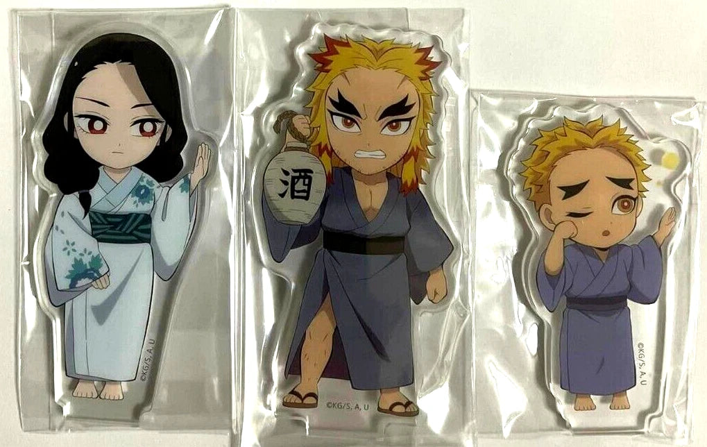 Kimetsu no Yaiba Demon Slayer Acrylic Stand Figure Shinjuro Ruka Senjuro w/o USED xde