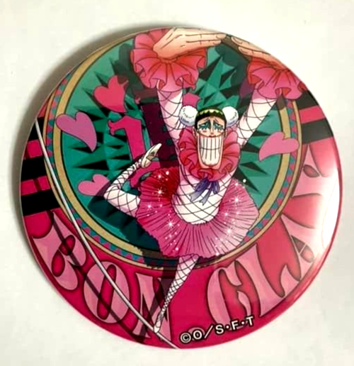 One Piece Yakara CIRCUS Can Badge Button Bon Clay