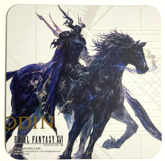 Final Fantasy XVI Square Enix Cafe Original Coaster Odin