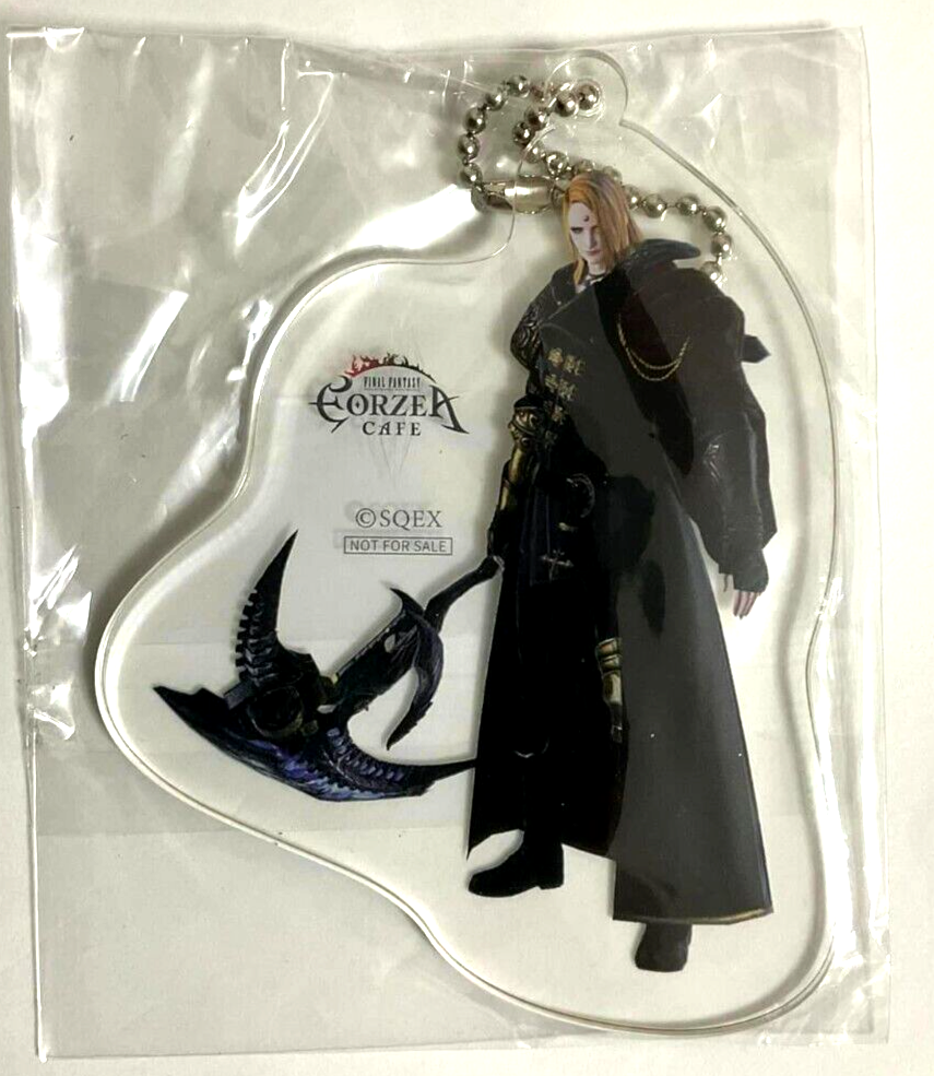 Final Fantasy XIV Eorzea Cafe 8th Acrylic Keychain Strap Zenos Yae Galvus