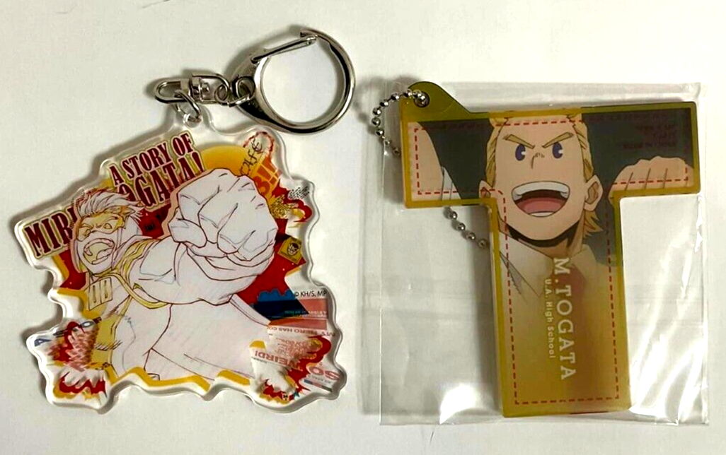 My Hero Academia Acrylic Keychain Strap Mirio Togata UA Horikoshi MHA JP