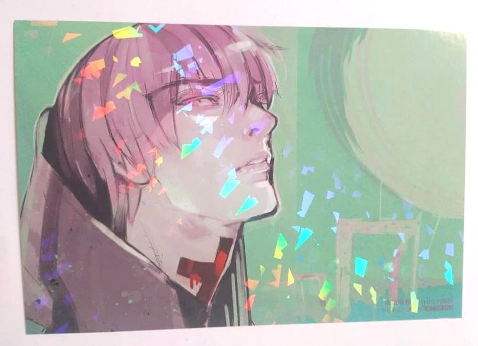 Tokyo Ghoul Hologram Bonus Card Shu Tsukiyama Isihida Shueisha Exhibition xde