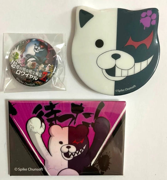 Danganronpa Can Badge Button Monokuma xde