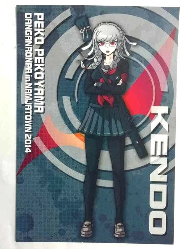 Danganronpa Postcard Card Peko Pekoyama Namja Town 2014 Spike Chunsoft Anime xde