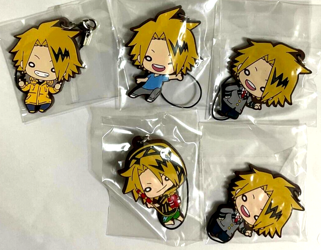 My Hero Academia Nitotan Rubber Strap Charm x5 Denki Kaminari