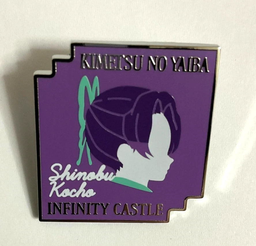 Kimetsu no Yaiba Demon Slayer MUGENJO Motif Pins Button Badge Shinobu Kocho