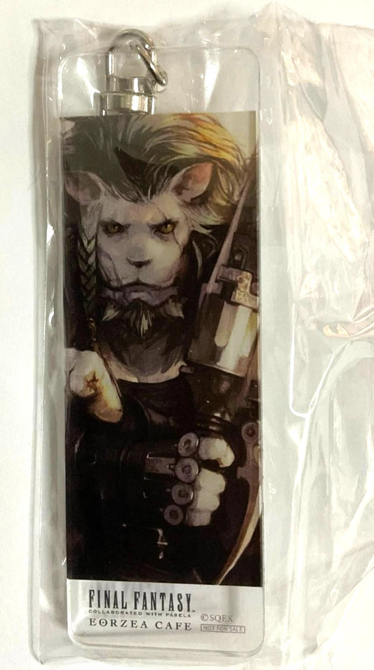 Final Fantasy XIV Eorzea Cafe 10th Acrylic Keychain Strap Gunbreaker