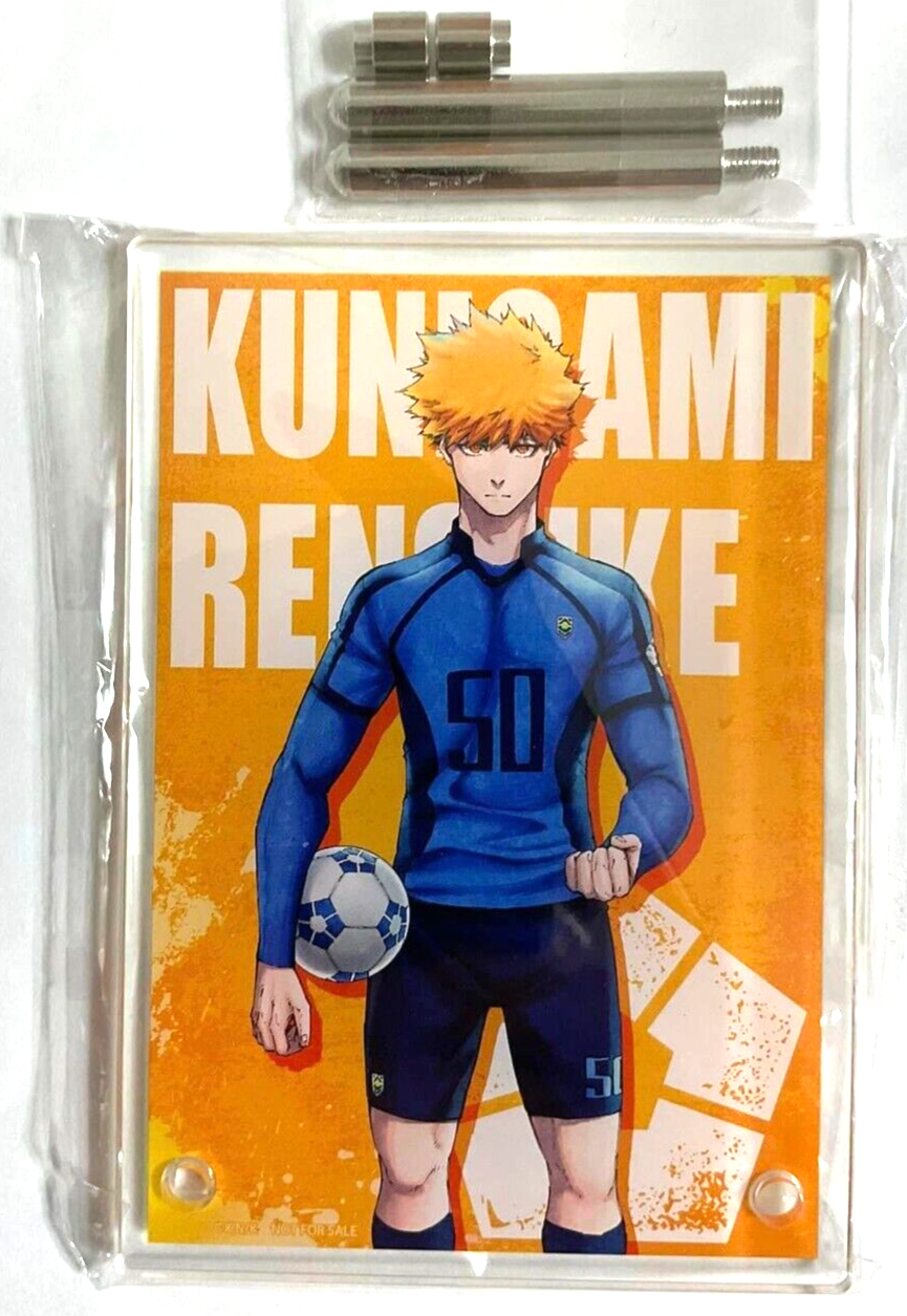 Blue Lock Princess Cafe Acrylic Plate Stand Rensuke Kunigami Soccer Anime