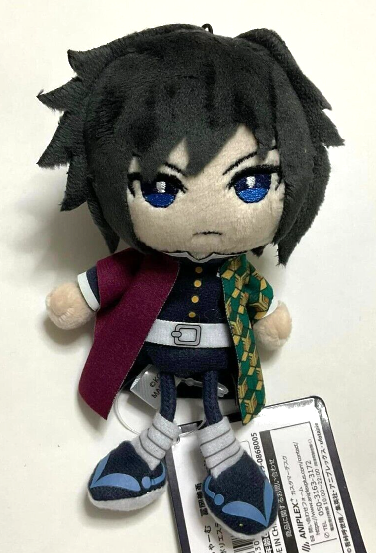 Kimetsu no Yaiba Demon Slayer Puppet Charm Plush Doll Mascot Giyu Tomioka