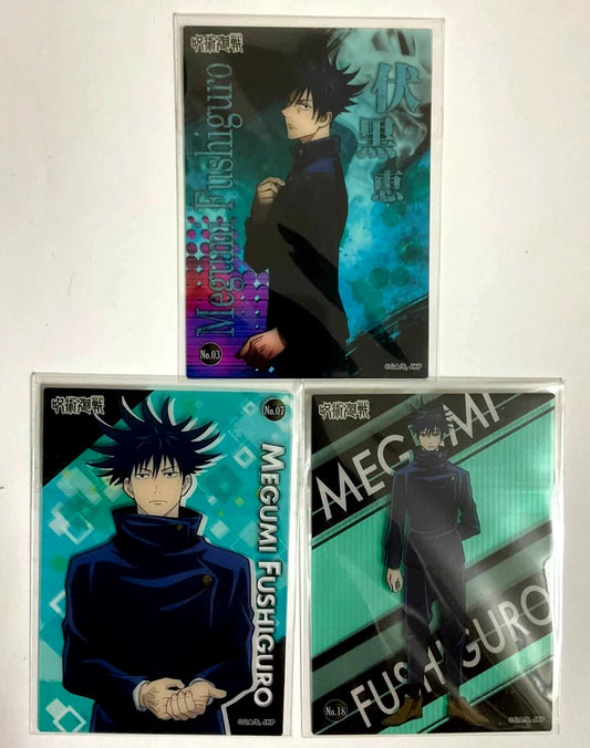 Jujutsu Kaisen Clear Mini Card Megumi Fushiguro xde