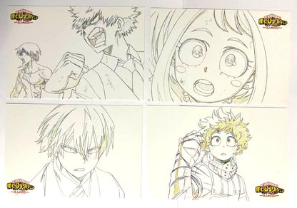 My Hero Academia Postcard Card Midoriya Bakugo Todoroki All Might Uraraka xde