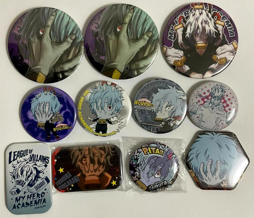 My Hero Academia Jump Shop Original Can Badge Button x11 Tomura Shigaraki