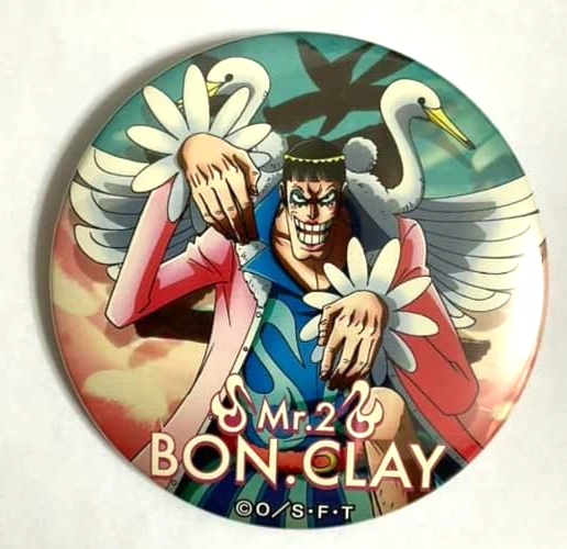 One Piece Yakara BEST30 Can Badge Button Bon Clay