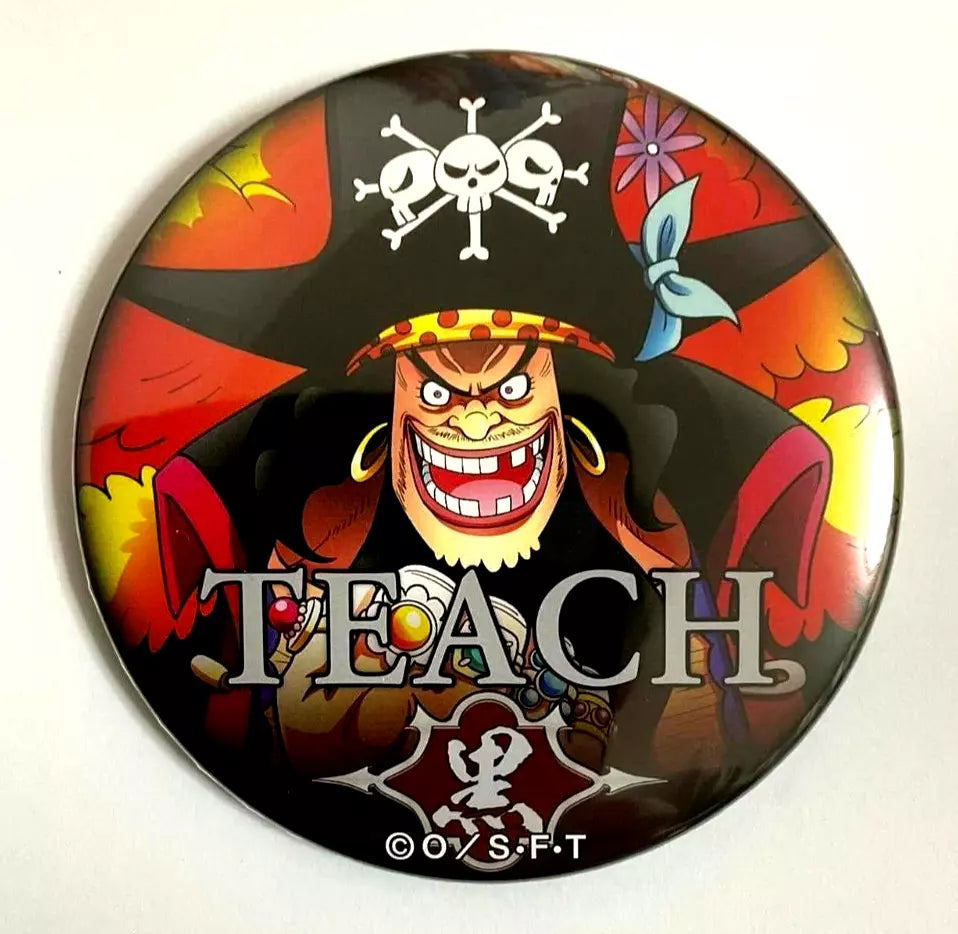 One Piece Yakara WORLD Can Badge Button Marshall D Teach