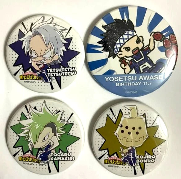 My Hero Academia Can Badge Button Yosetsu Awase Bondo Tetsutetsu Kamakiri xde