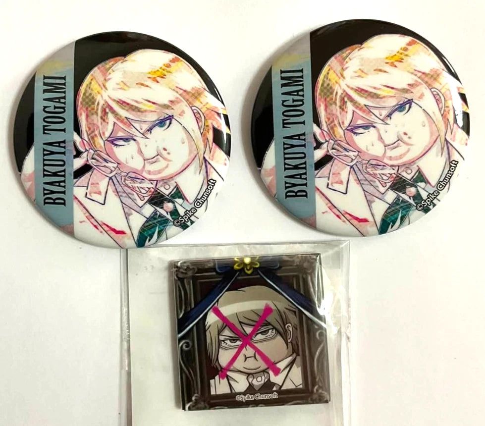 Danganronpa Can Badge Button Byakuya Tomiga xde