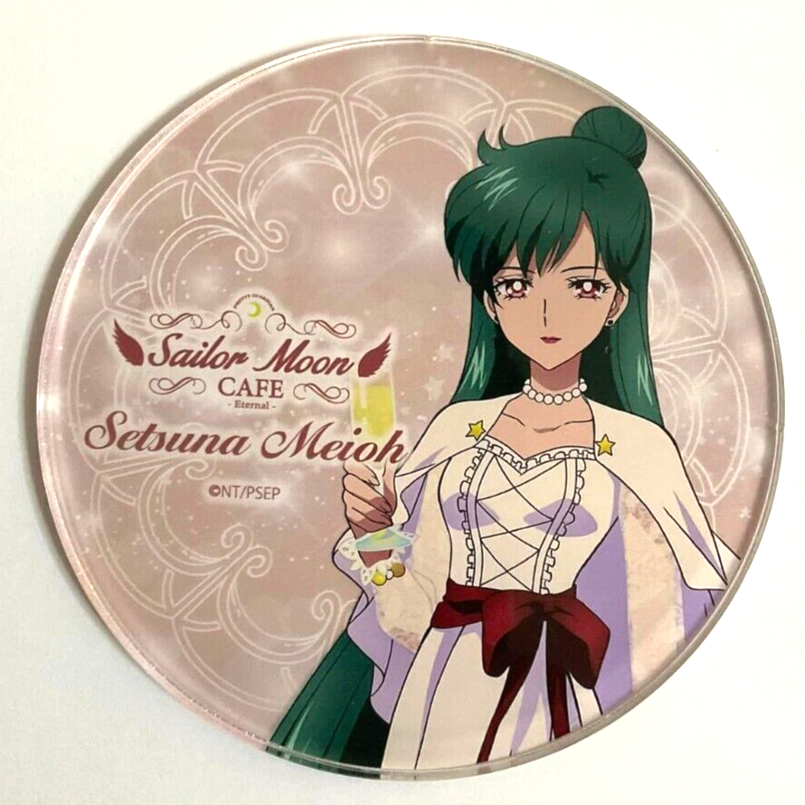 Sailor Moon Eternal Cafe Acrylic Coaster Setsuna Meioh Pluto