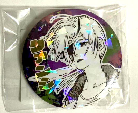 Chainsaw Man All Star Hologram Can Badge Button Quanxi
