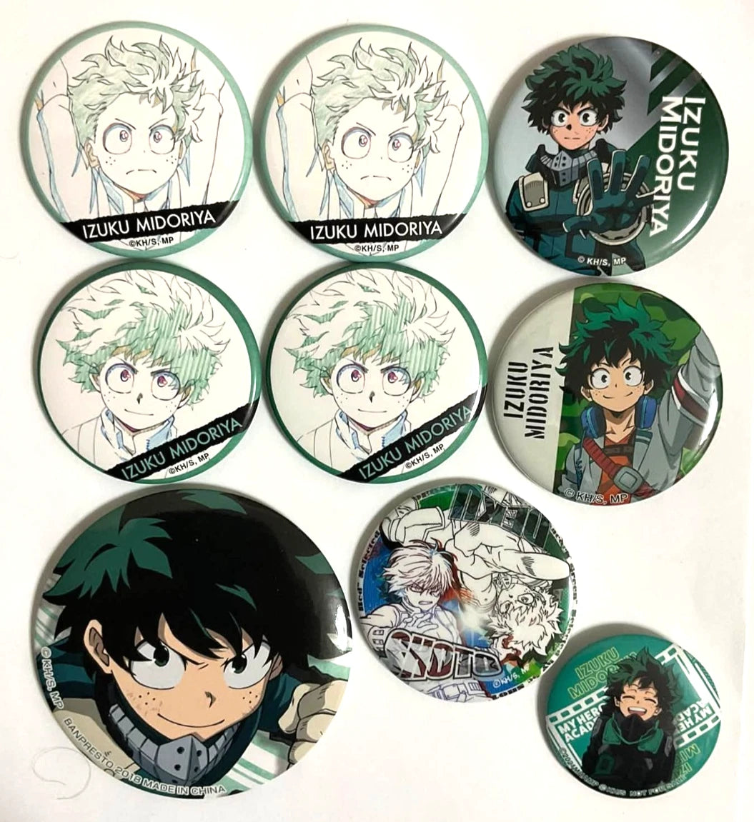 My Hero Academia Can Badge Button Izuku Midoriya Deku xde