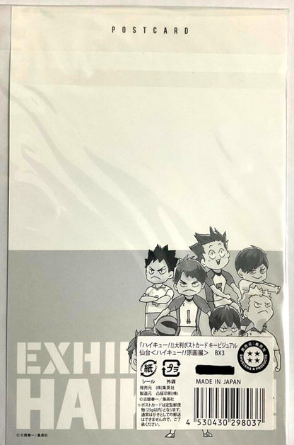 Haikyuu Exhibi Postcard Shoyo Hinata Tobio Kageyama Oikawa Ushijima Aone