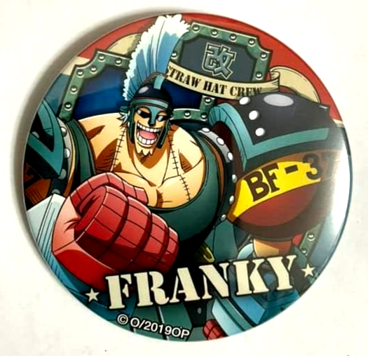 One Piece Yakara STAMPEDE Can Badge Button Franky