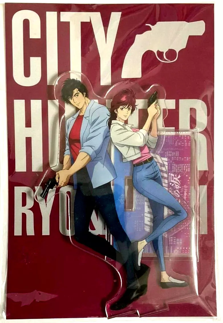 City Hunter Angel Dust Acrylic Stand Ryo Saeba Kaori Makimura