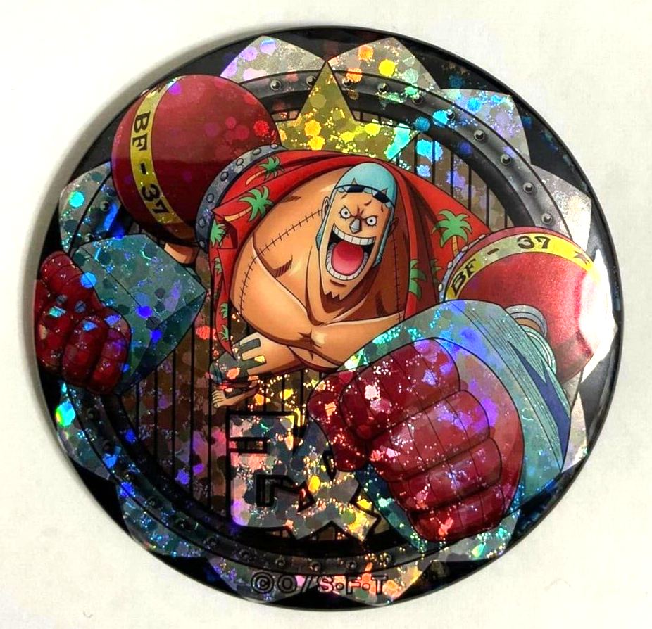One Piece Yakara SHINE Can Badge Button Franky