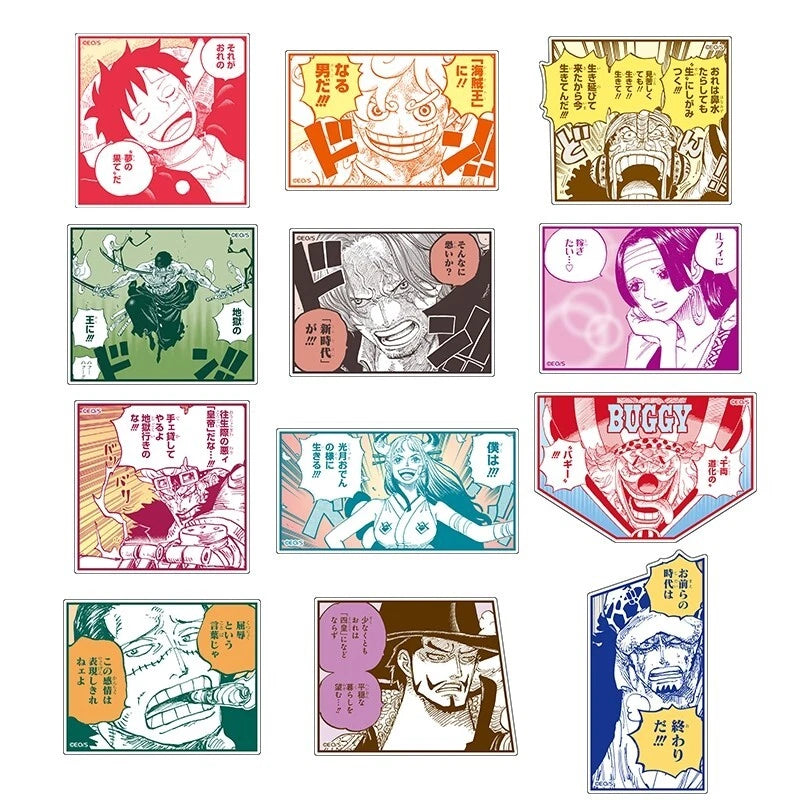 One Piece Acrylic Badge Button Stand Collection Shanks Jump xde