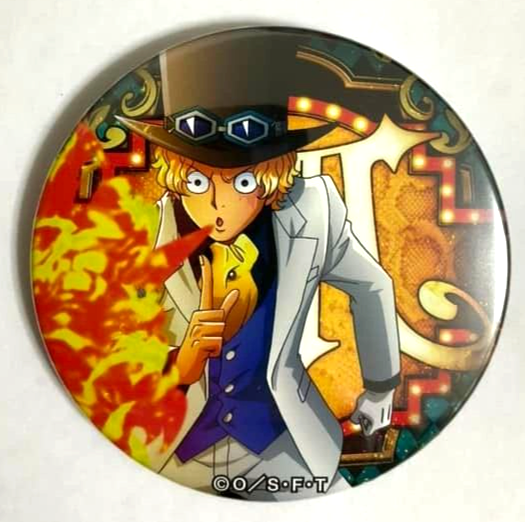 One Piece Yakara CIRCUS Can Badge Button Sabo