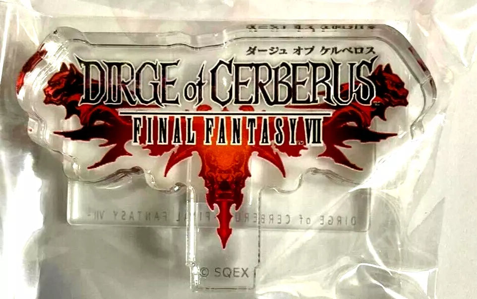 Final Fantasy VII DIRGE of CERBERUS Mini Logo Acrylic Stand Collection