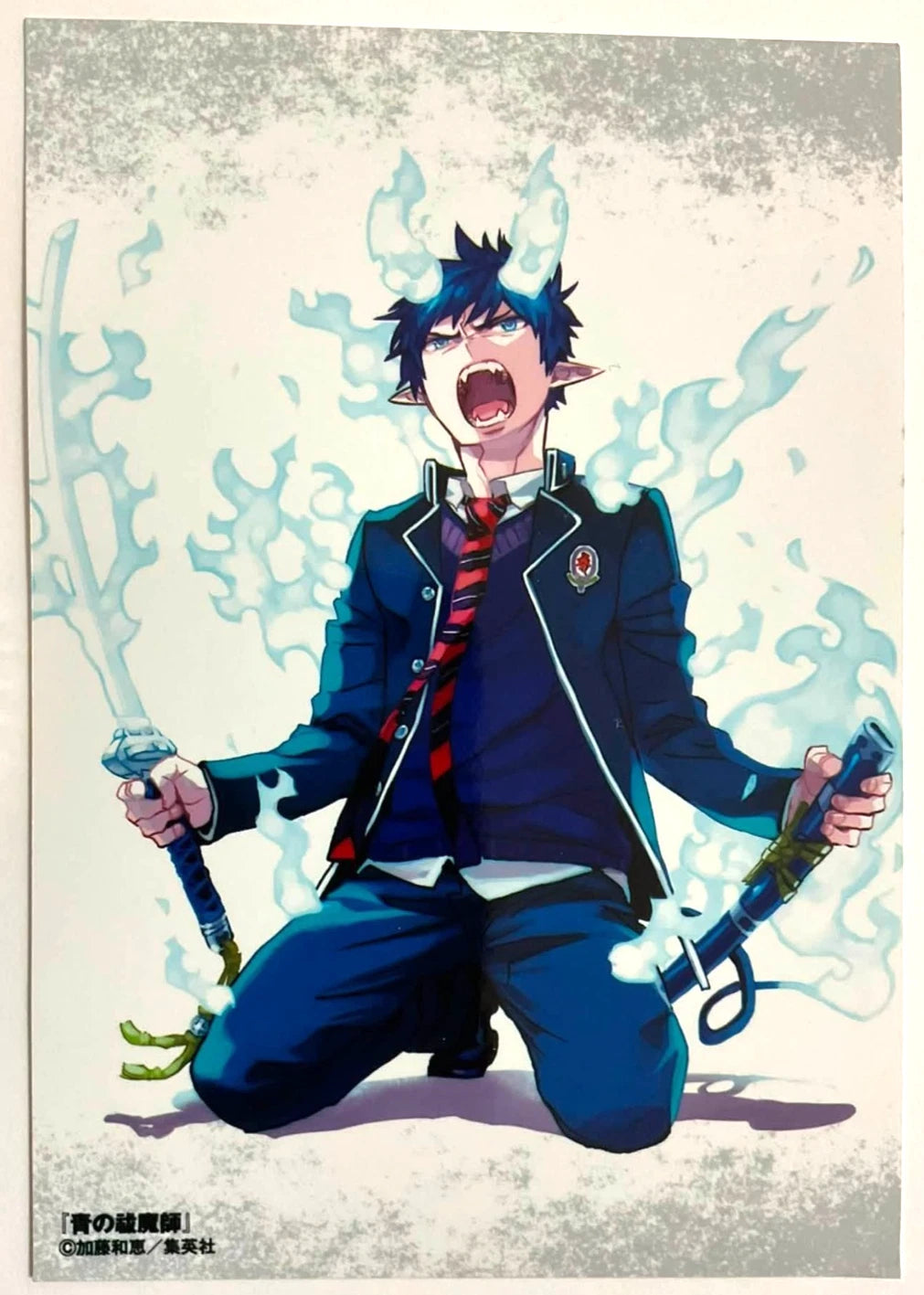 Blue Exorcist MBS Anime FES Mini Card Bromide Can Badge Button Rin Okumura xde