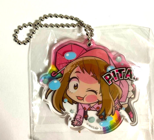 My Hero Academia Pita Raincoat Acrylic Keychain Ochako Uraraka xde