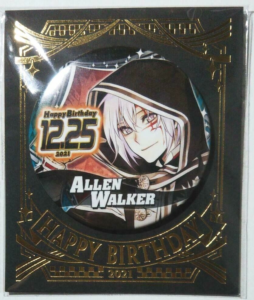 D.gray-man Bday 2021 Can Badge Button Allen Walker