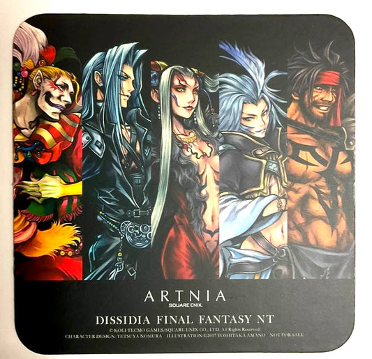 Final Fantasy DISSIDIA NT Coaster Cefca Sephiroth Ultimecia Kuja Jechtt xde