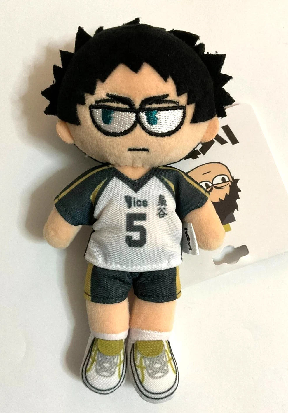 Haikyuu x Plaza Jirori Plush Doll Mascot Keiji Akaashi Fukurodani