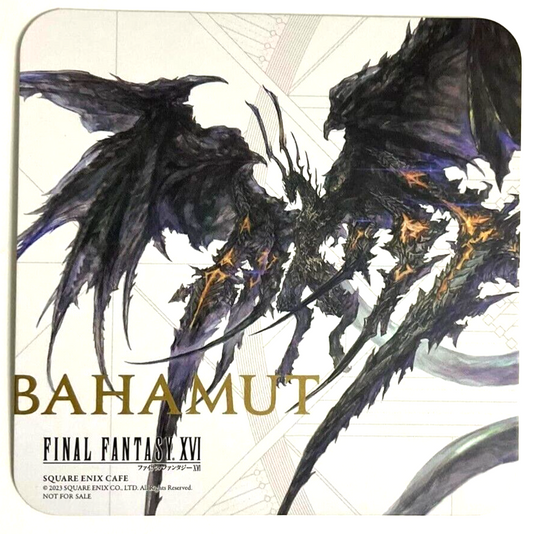 Final Fantasy XVI Square Enix Cafe Original Coaster Bahamut