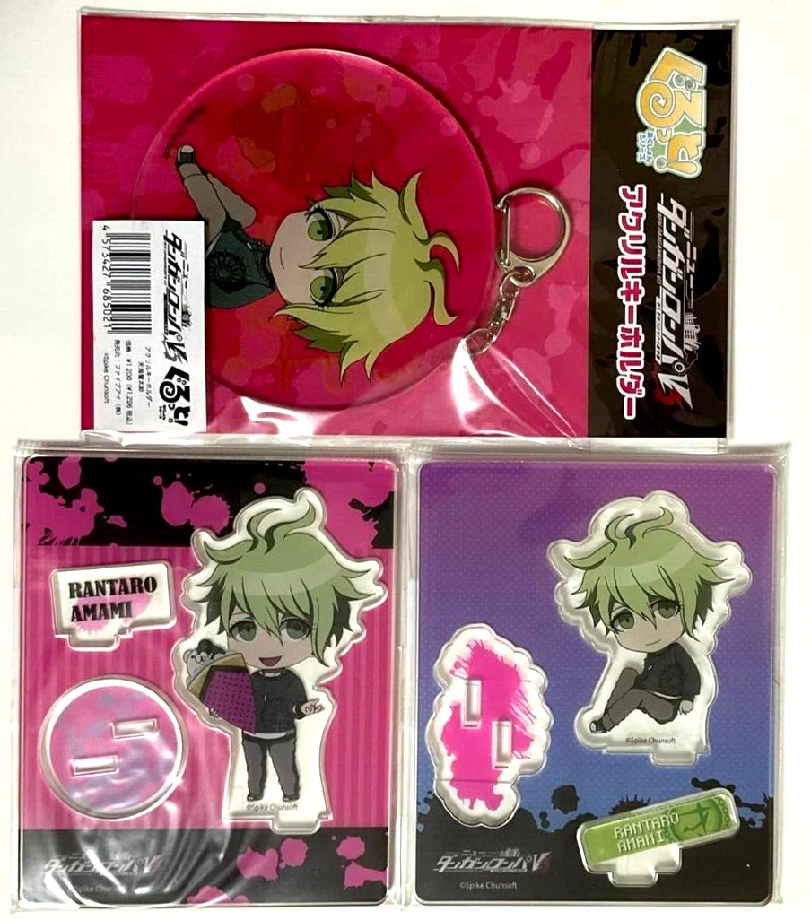 Danganronpa V3 Acrylic Stand Keychain Charm x3 Rantaro Amami JP xde