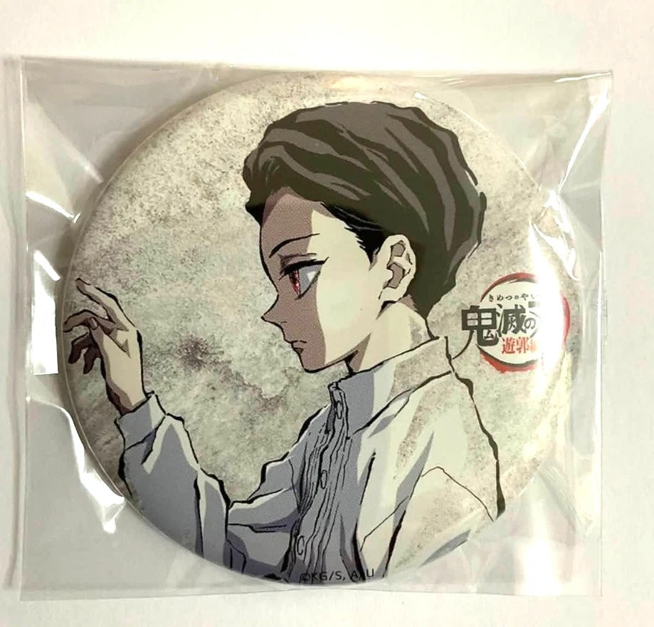 Kimetsu No Yaiba Demon Slayer Makuma Can Badge Button Muzan Kibutsuji